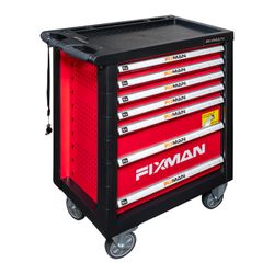 FIXMAN 7 Drawer Ind. Roller Cabinet With 133pc Mechanics Tool Set